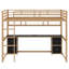 Lit mezzanine double avec tiroirs Altfried Kids-1404075261