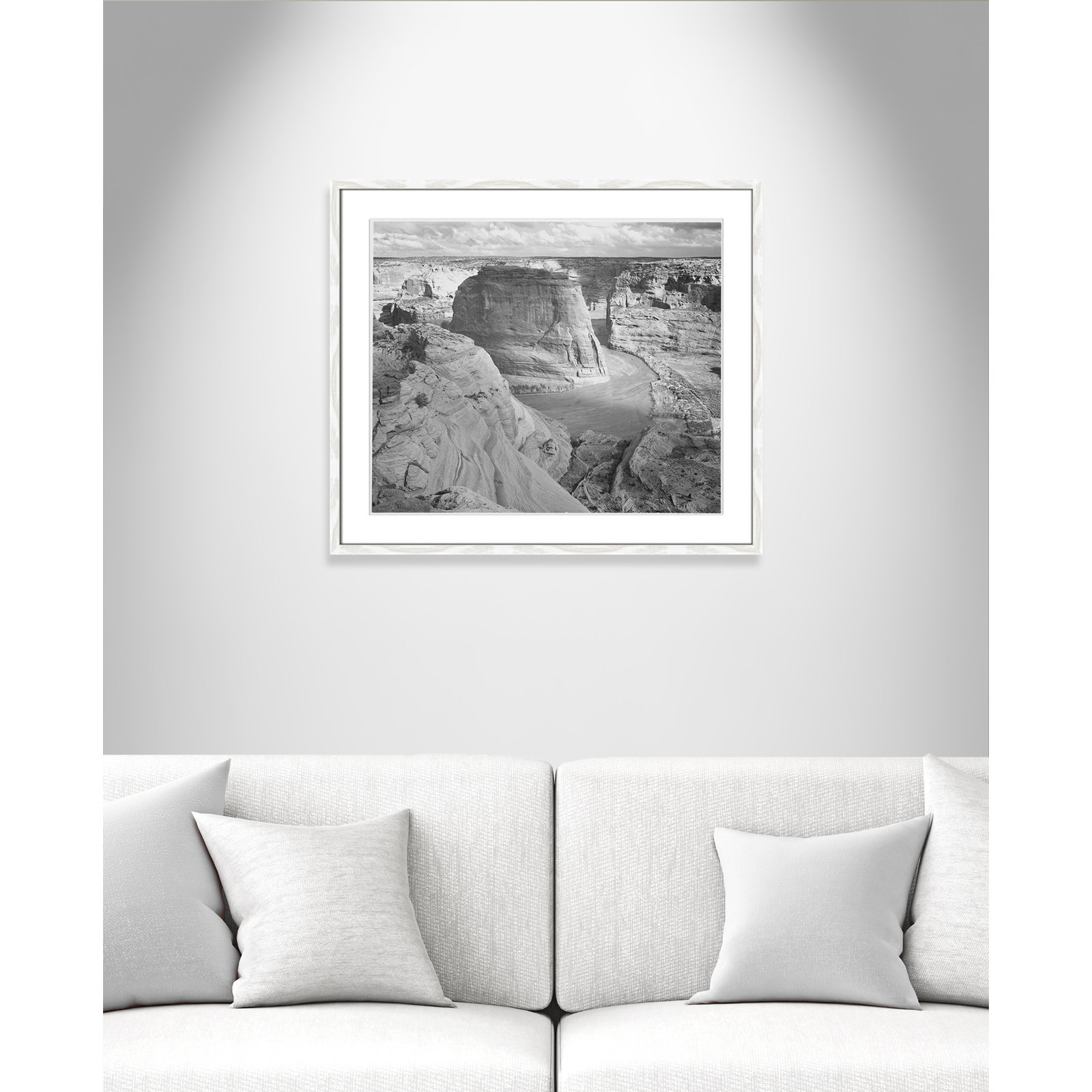 Canyon De Chelly Arizona 2 by Adams, 21.5" H x 25.5" W x 0.75" D, White