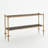 Gold Chiseled Console-Black Granite