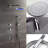 Royce Commercial Touchless Sensor-Controlled Shower Set with Polished Chrome Finish – Wall Mount ADA Compliant Hygienic Shower System