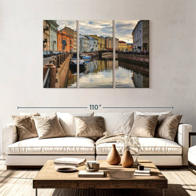 Nicci Griboyedov Canal, Saint-Pétersbourg, H 48 po x l 74 po