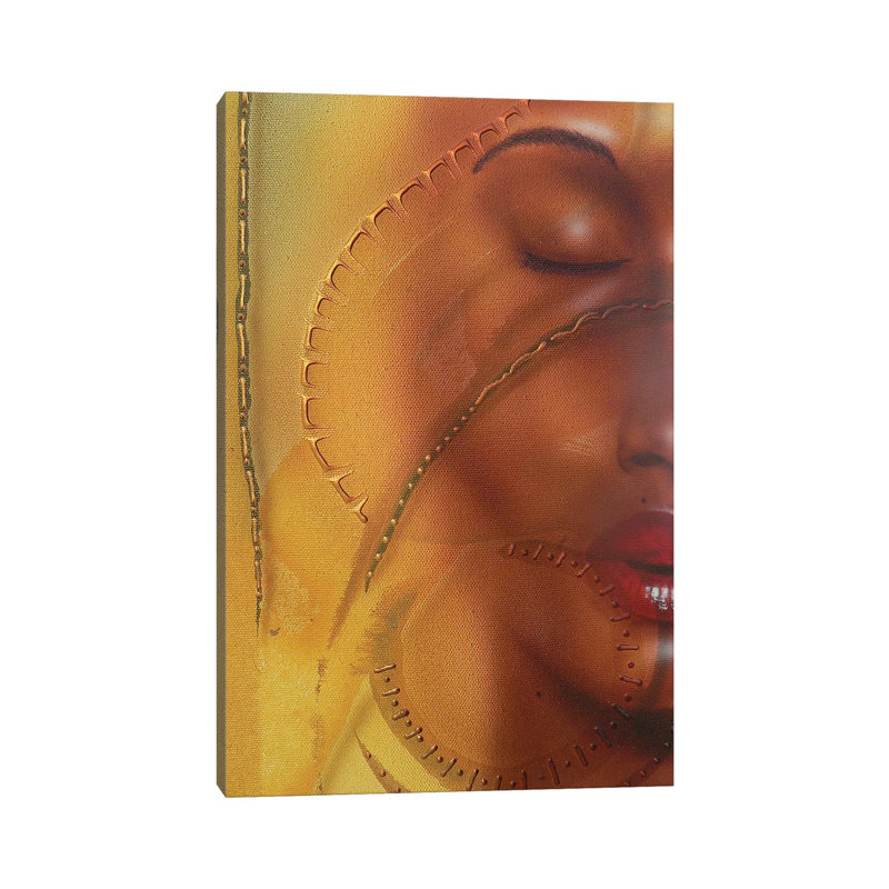 Elemental Girl by Fred Odle - Wrapped Canvas Painting, 20.32 cm H x 30.48 cm W