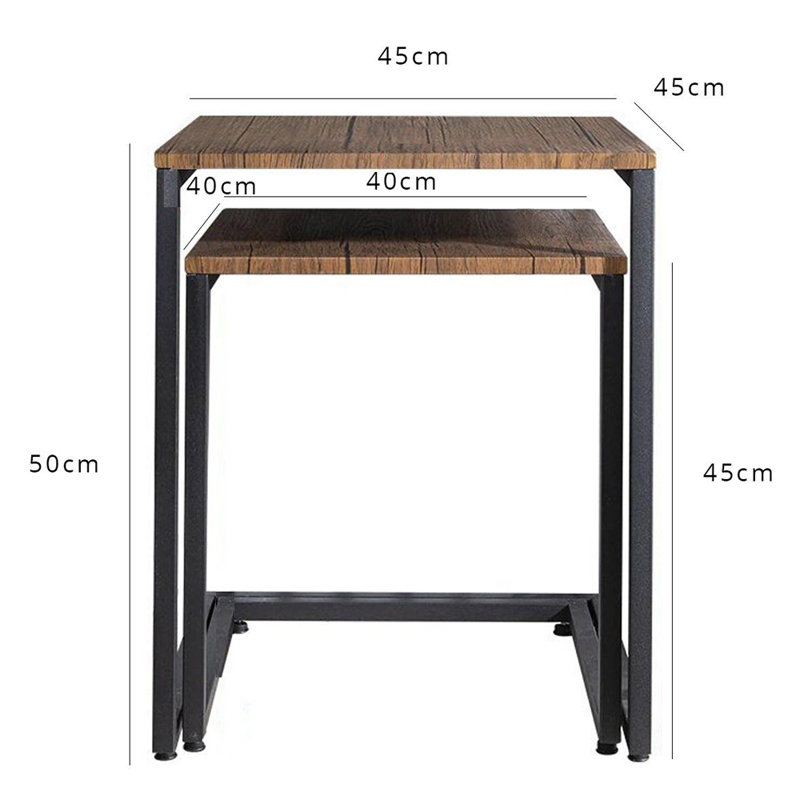 Alodie 2 Piece Side Table Set