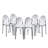 Modway Casper Modern Acrylic Stacking Dining Armchairs-637177538-620751620