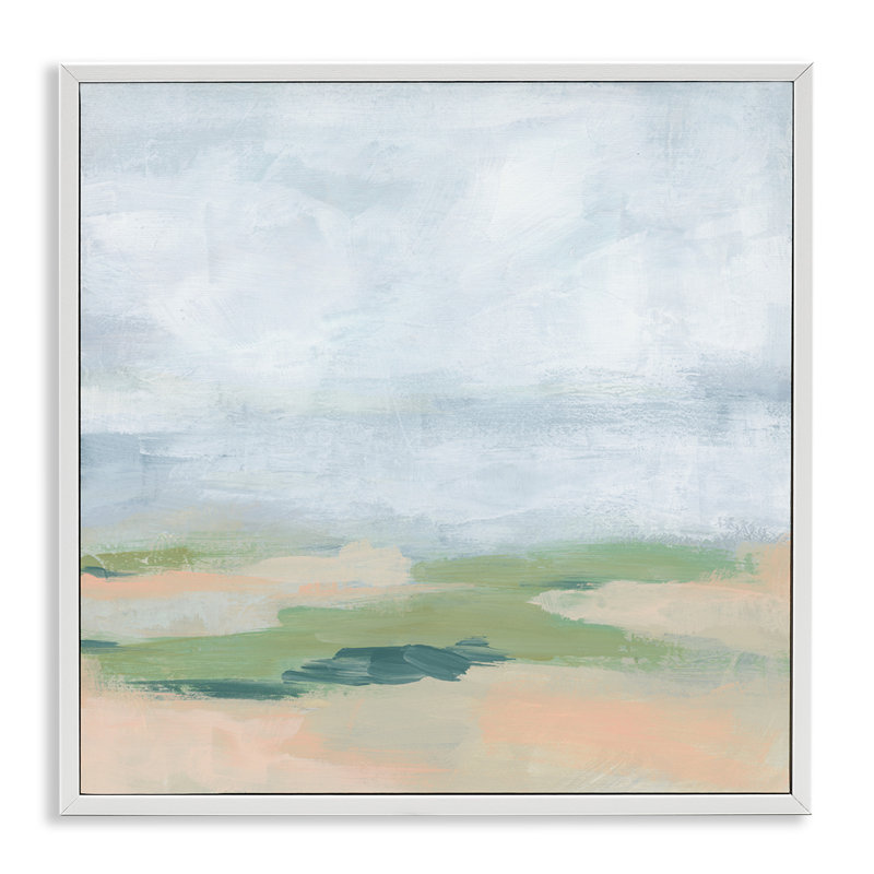 Paysage abstrait, art de la giclée encadrée par June Erica Vess, H 24 po x l 24 po x P 1,5 po