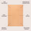 Tapis intérieur / extérieur à chevrons orange / crème-69807535