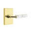 Select Round Passage (Hall & Closet) Door Lever with Rectangle Rosette-1069548310-1069548311