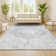 Ademar Modern Persian Vintage Medallion Gray/Ivory Rug