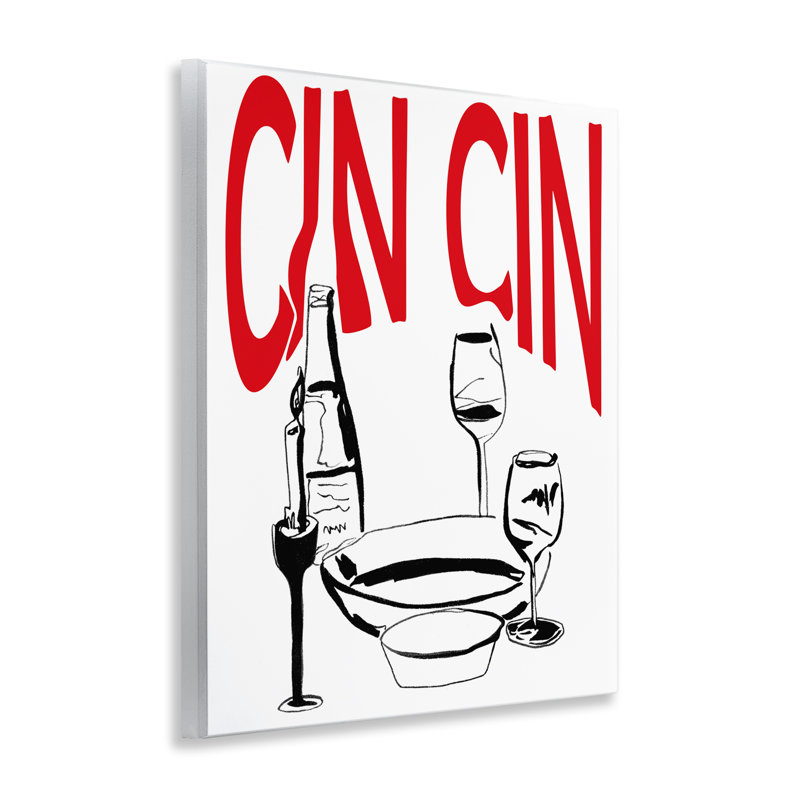  «Cin Cin Wine Glasses» par Melissa Wang