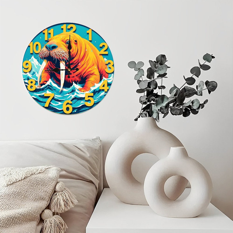 Walrus Wall Clock