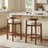 Clayt Mid Century Modern Bar Stools 26.5" Counter Stools  Upholstered Barstools with Solid Back and Wood Legs Bar Chairs for Kitchen Island Dining Room-1325175081-1325175079