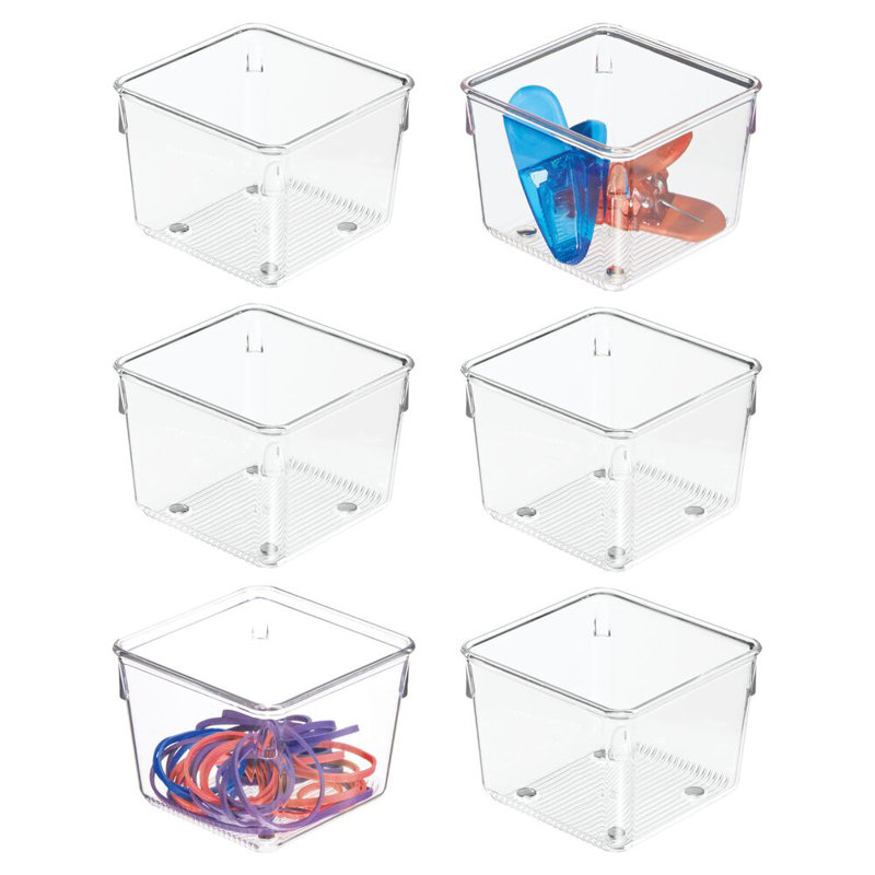 Bacs de rangement en plastique iDesign - Rangement pour tiroirs de cuisine, de salle de bain et de bureau