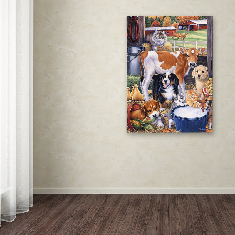 « pals », reproduction d’impression sur toile tendue, H 47 po x l 35 po x P 2 po