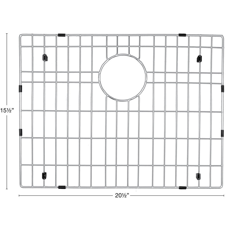 Grille d'évier 20,5 po x 15,5 po