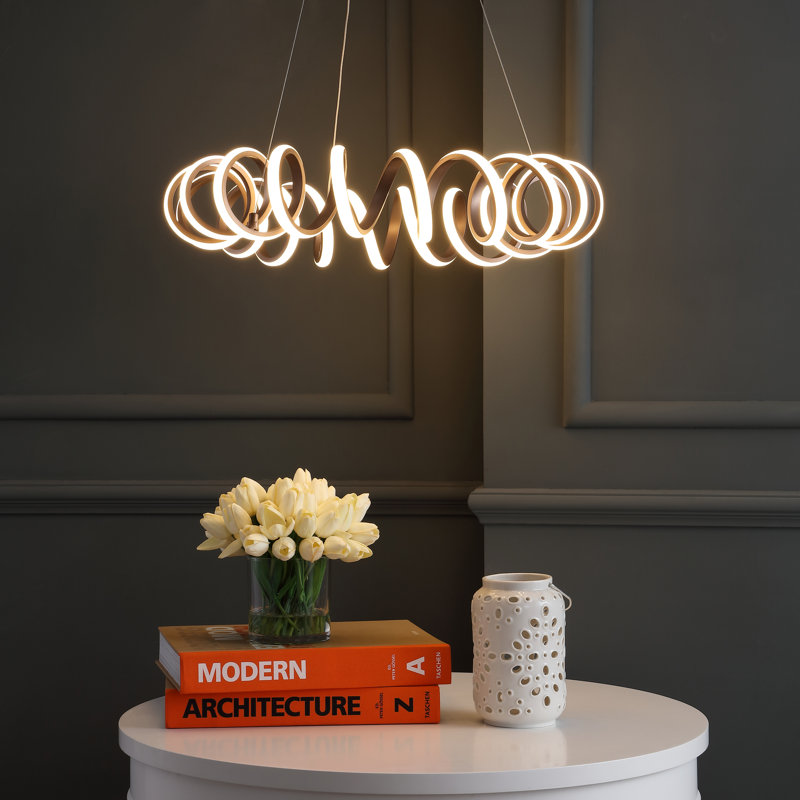 Calahan Dimmable LED Geometric Chandelier