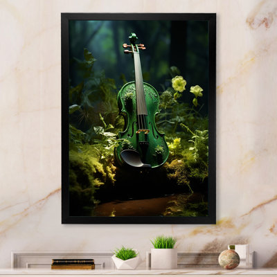 " Violin Verdure In The Forest I "