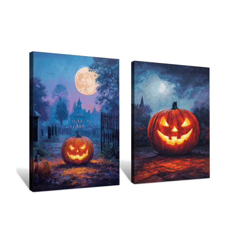 2 Piece Wrapped Canvas Wall Art, 60cm H x 40cm W