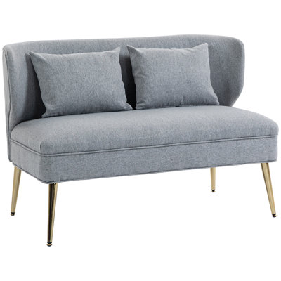 2 Seater Linen Loveseat