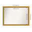 Townhouse Gold Non-Beveled Bathroom Wall Mirror-1016737503