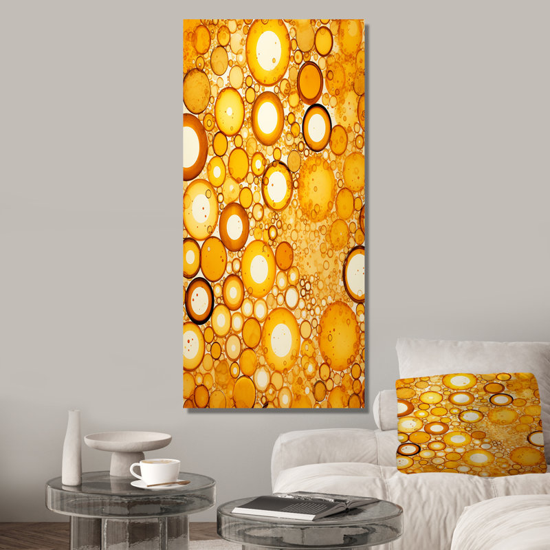Sunset Reverie Abstract Swirl Collages - Collages abstraits, art mural, H 60 po x l 28 po x P 1,5 po, Toile tendue
