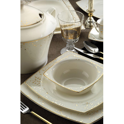 Hammel Piece Bone China Dinnerware Set - Service for 12