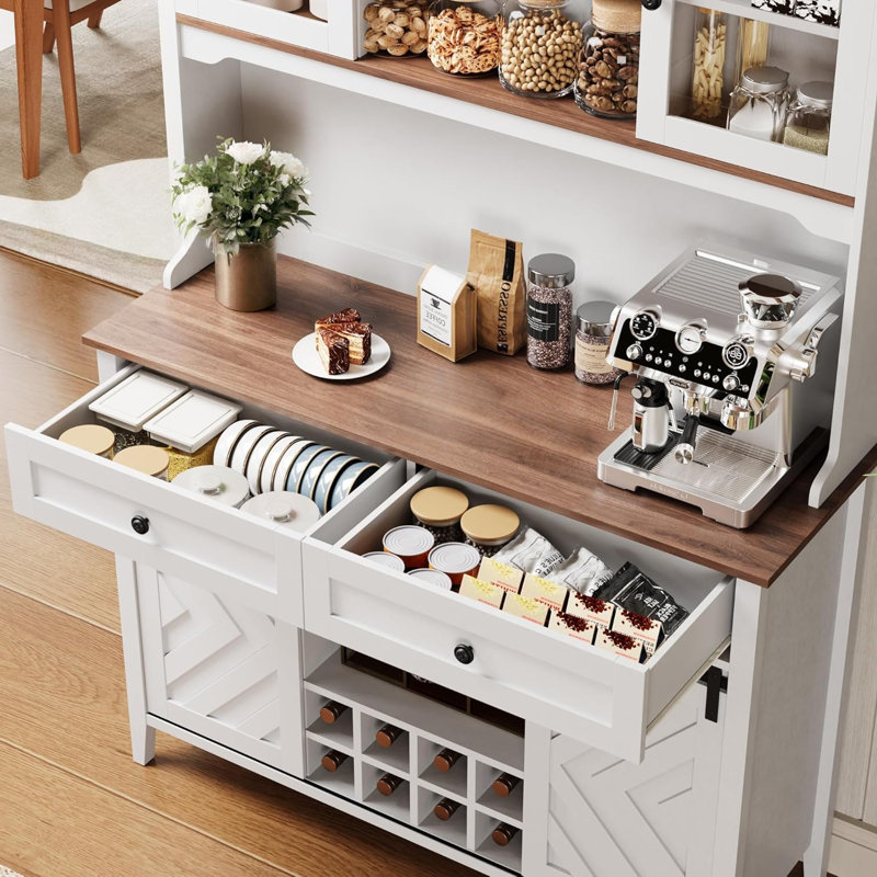 Bar Buffet Kitchen Buffet, Blanc