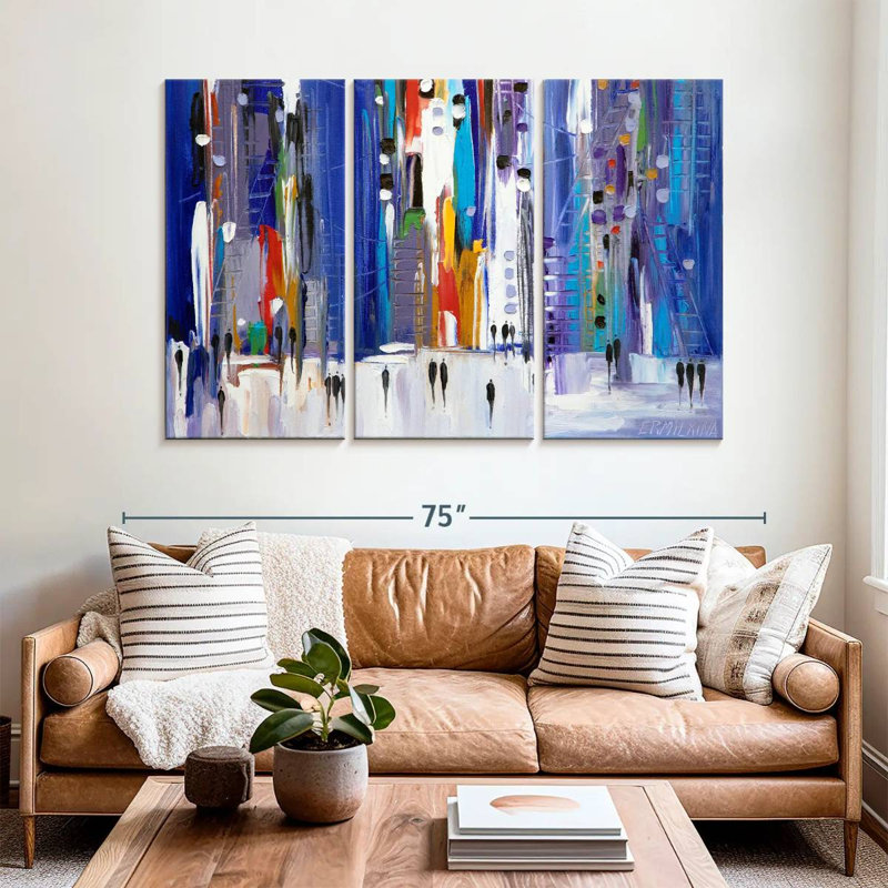 Avery Night City, 42" H x 65" W