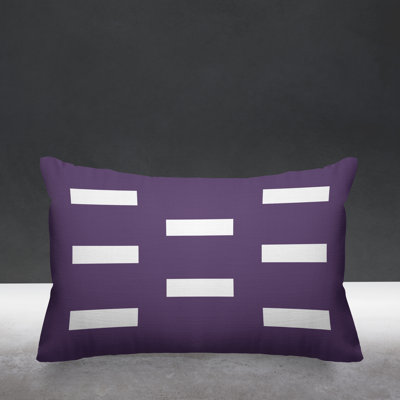 Luella Geometric Outdoor Reversible Throw Pillow