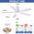 Flush Mount Ceiling Fan With Led Lights And Remote Control-1909110792-1909110793