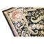 Tapis noir noué à la main de haute qualité