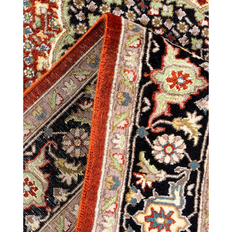Classic One-of-a-Kind 4' X 6'2" Hand Knotted Area Rug