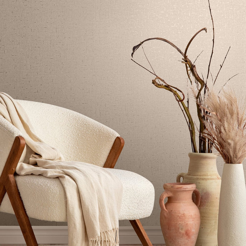 City Romance Collection Shimmery Accents Wallpaper Roll, Gold