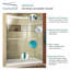 56 - l 60 po x H 62 po Technologie de porte de douche sans cadre TruMotion®-69322806