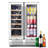 BODEGA 57 Cans (12 oz.) Freestanding Beverage Refrigerator with Wine Storage with Smart APP Control