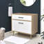 Base de meuble-lavabo simple 35 po seulement en brun clair