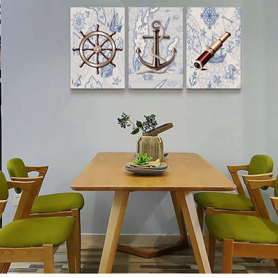 3 Piece Wrapped Canvas Print