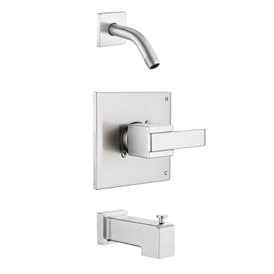 Replacement For Delta 13/14 Series Shower Faucet Trim Kit, Shower Arm, Shower Handle& Tub Spout