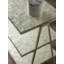 Signature Designs Cumulus Capiz Triangular Tier Table