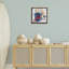 «Beach Shack on Stripes», art mural encadré par Jennifer Brinley-1243583520-1255726391