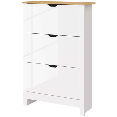 18 Pair Flip Down Shoe Storage