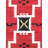 Tuscany Geometric Handmade Flatweave Rectangle 6'3" x 8'10" Wool Area Rug in Red/Black/Beige