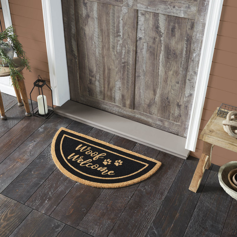 Tapis demi-cercle Alexis Wouf Welcome