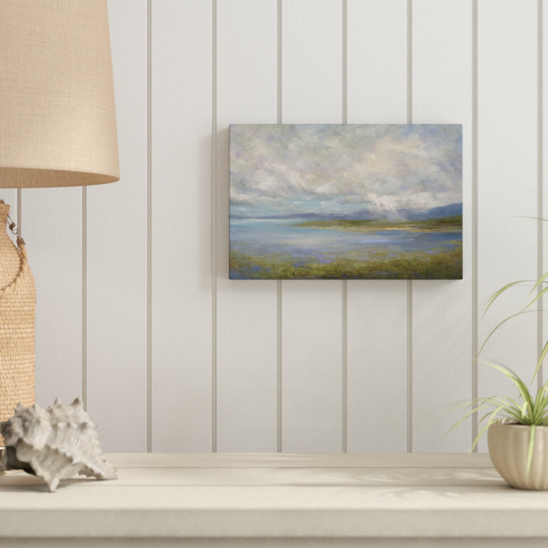« south bay lights », peinture sur toile, H 8 po x l 12 po