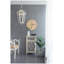 Horloge murale de style rétro 23 po avec pendule en bois aggloméré Dubois pour salon ou bureau