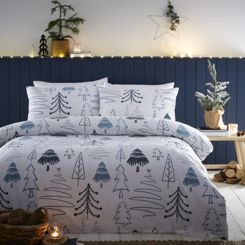 Maynardville Polyester No Pattern Duvet Cover Set with Pillowcases Included, Kingsize - 2 Standard Pillowcases