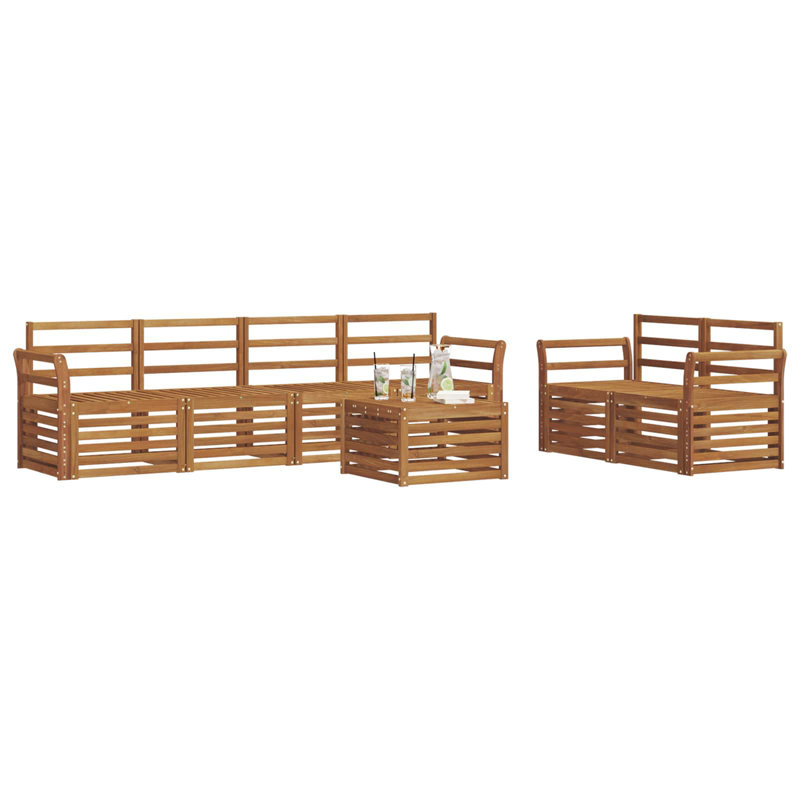253cm Wide Patio Sectional Set