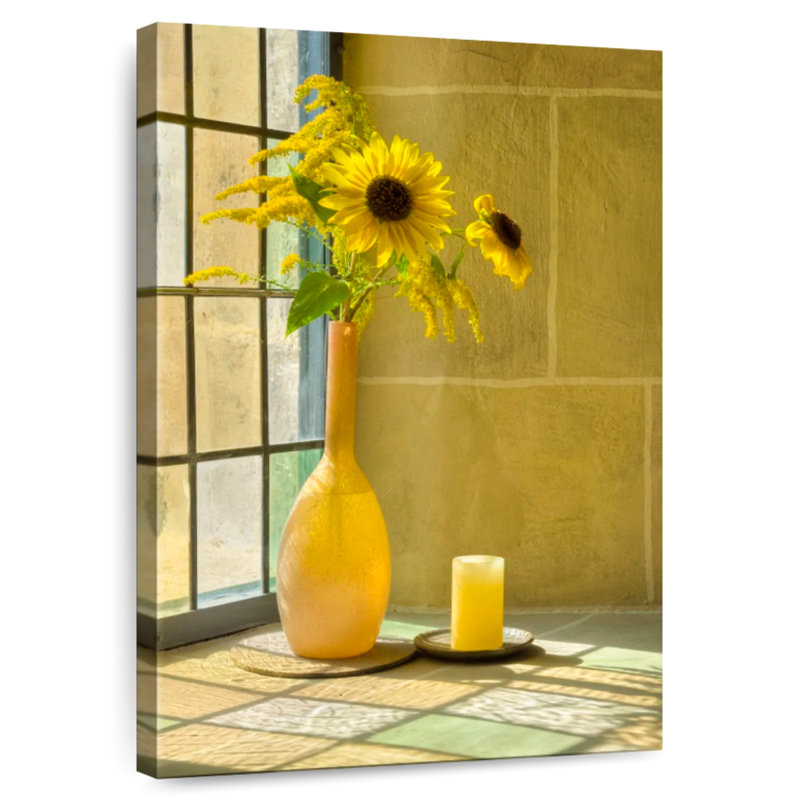 Harnek Sunflower Window, 36" H x 24" W
