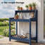 Table de rempotage durable en PEHD avec rangement, pour une utilisation extérieure toutes saisons dans le patio et la cour-132868857