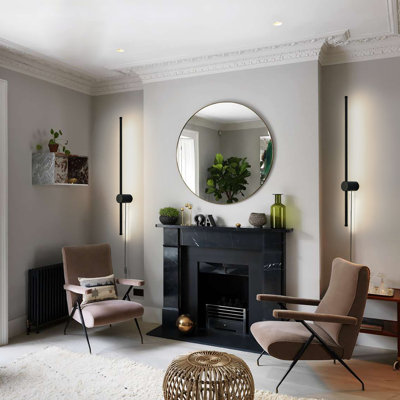 Aluminum LED Plug-in Armed Sconce