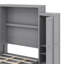 Grand lit escamotable avec garde-robe et tablette de rangement-427118846-427118842